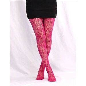 Lace Patterned Tights